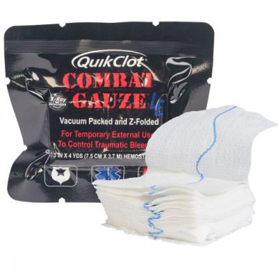 Hemostatic Bandage, Combat Gauze w’Z-Fold – LE