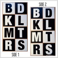 Visual Indicator Card Letters